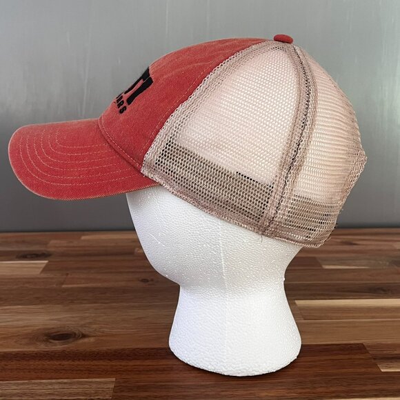 Yeti Coolers Snapback Trucker Hat One Size Fits Most Dad Hat Orange Red Mesh T t - Picture 7 of 10